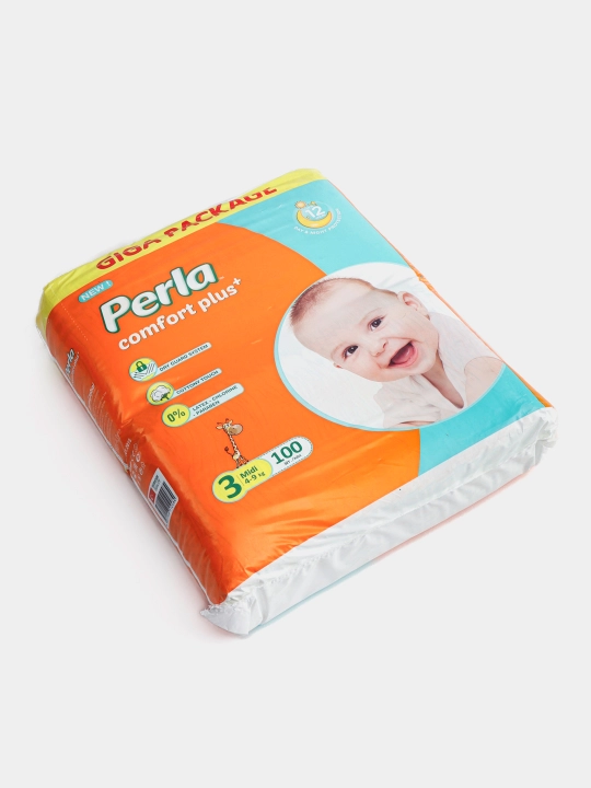 Детские подгузники PERLA GIGA №3 MIDI, 100 шт