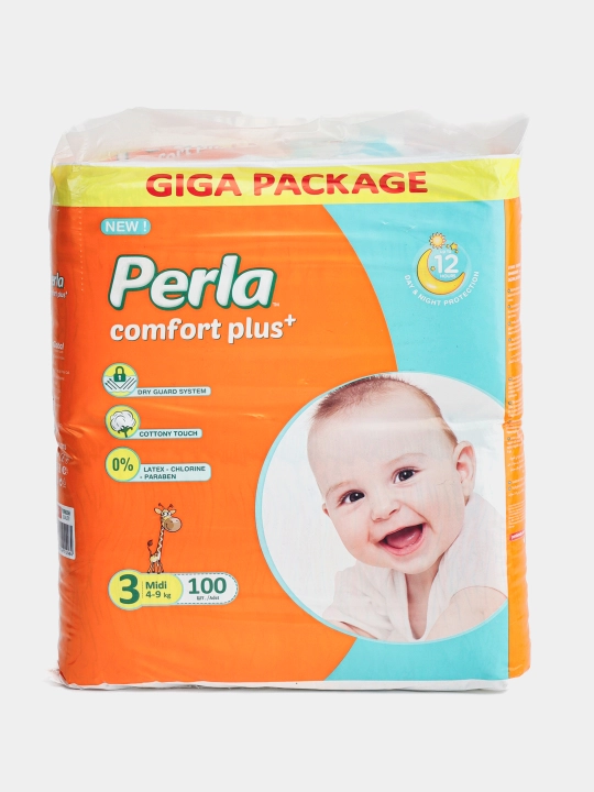 Bolalar tagliklari PERLA GIGA №3 MIDI, 100 dona - 
