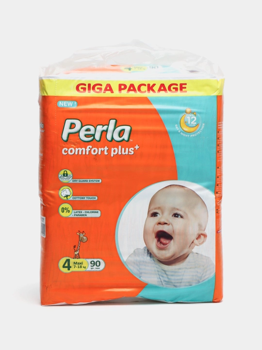Детские подгузники PERLA GIGA №4 MAXI, 90 шт - 