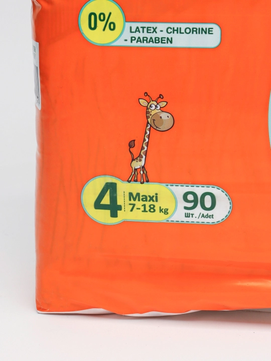 Детские подгузники PERLA GIGA №4 MAXI, 90 шт