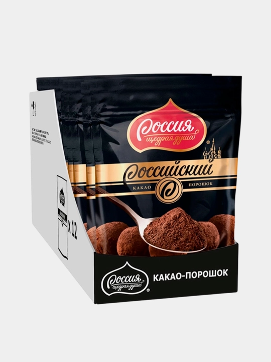 ROSSIYSKIY Cocoa Powder GOST 12x100g - 
