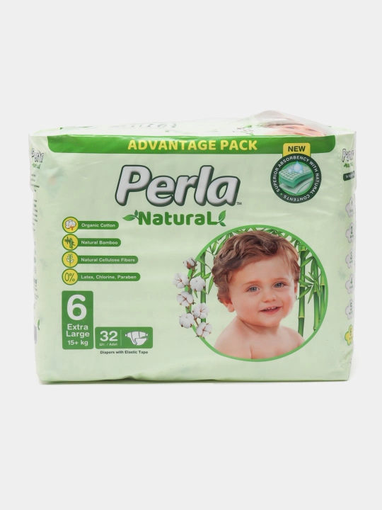 Bolalar shim-taglik PERLA NATURAL Extra Large, 15+ kg, 32 dona