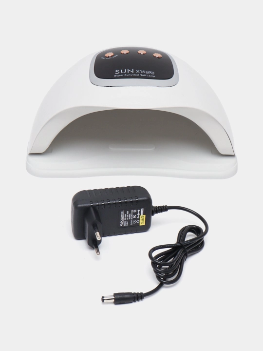Professional manikyur va pedikyur SUN Х15 Max lampasi, 280 Vt, lakni quritish, UV/LED 