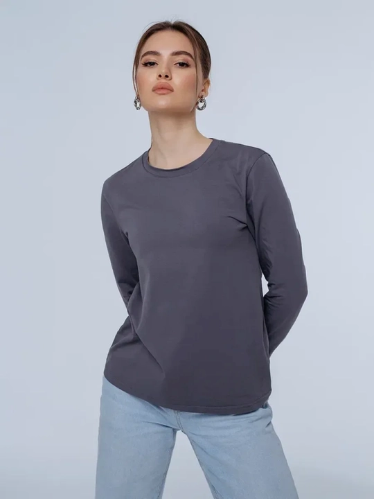 Ayollar longsliv Neo, uzun, paxta 100% - 