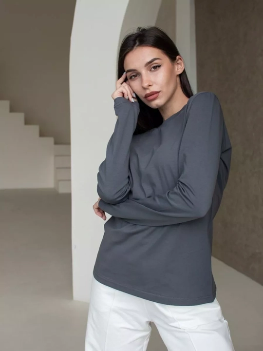 Ayollar longsliv Neo, uzun, paxta 100%