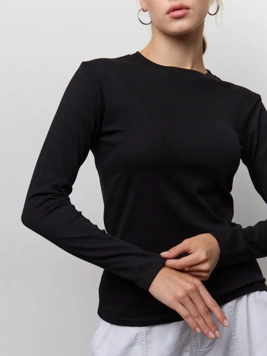 Ayollar longsliv Neo, uzun, paxta 100%