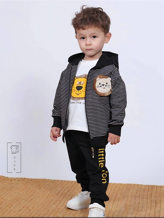 Детский комплект одежды "Alex", тройка, Supreme, 100% хлопок, возраст: 3-4-5-6 лет