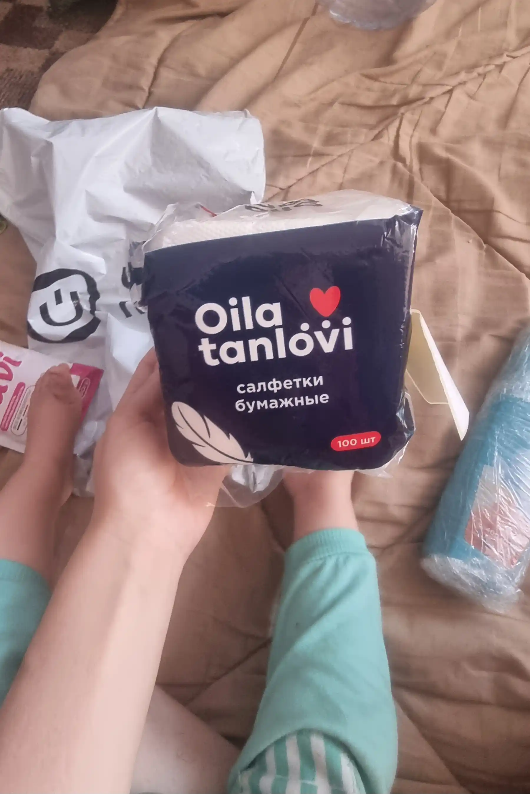 Qog'oz salfetkalar Oila tanlovi, 100 dona