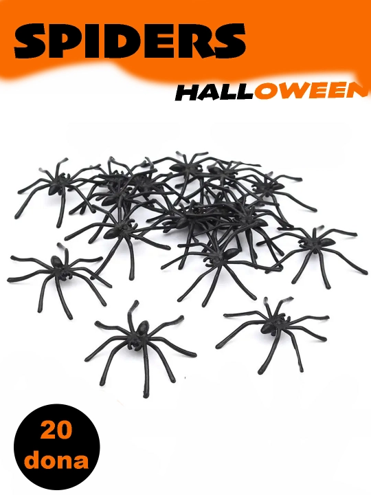 Пауки на паутине на Хэллоуин Halloween - 