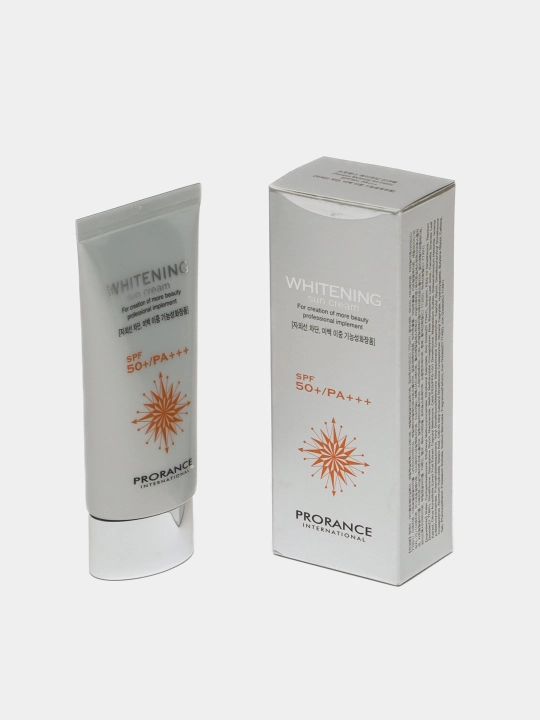 Солнцезащитный отбеливающий крем Prorance Whitening SPF 50+ PA+++, 70 мл - 