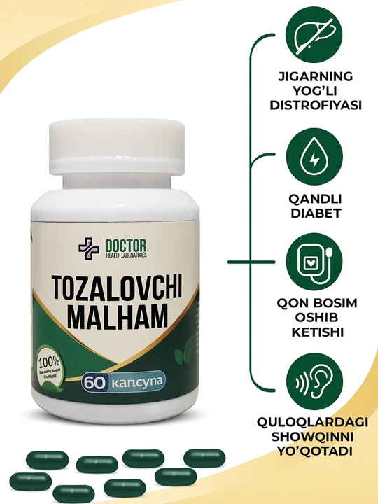 Tozalovchi malham detoks diabet gipertoniya - 