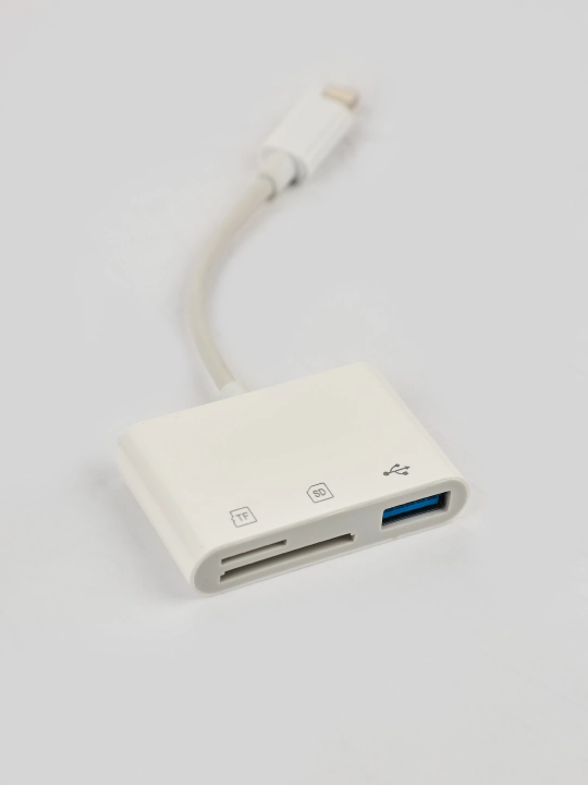 Устройство чтения карт памяти SD TF 3 в 1, кардридер для Apple iPhone OTG-адаптер для iPad - 