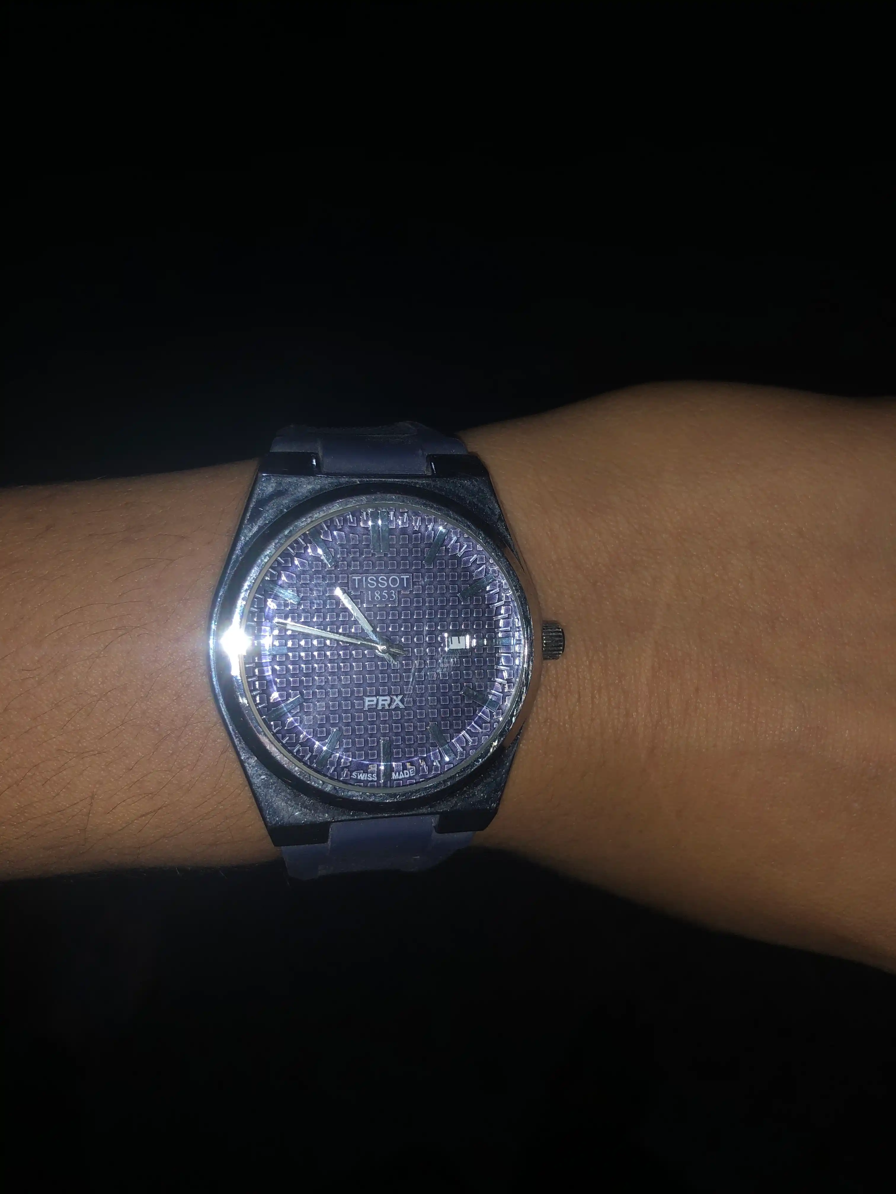 Наручные часы мужские Tissot, с силиконовым ремешком, в подарочной упаковке