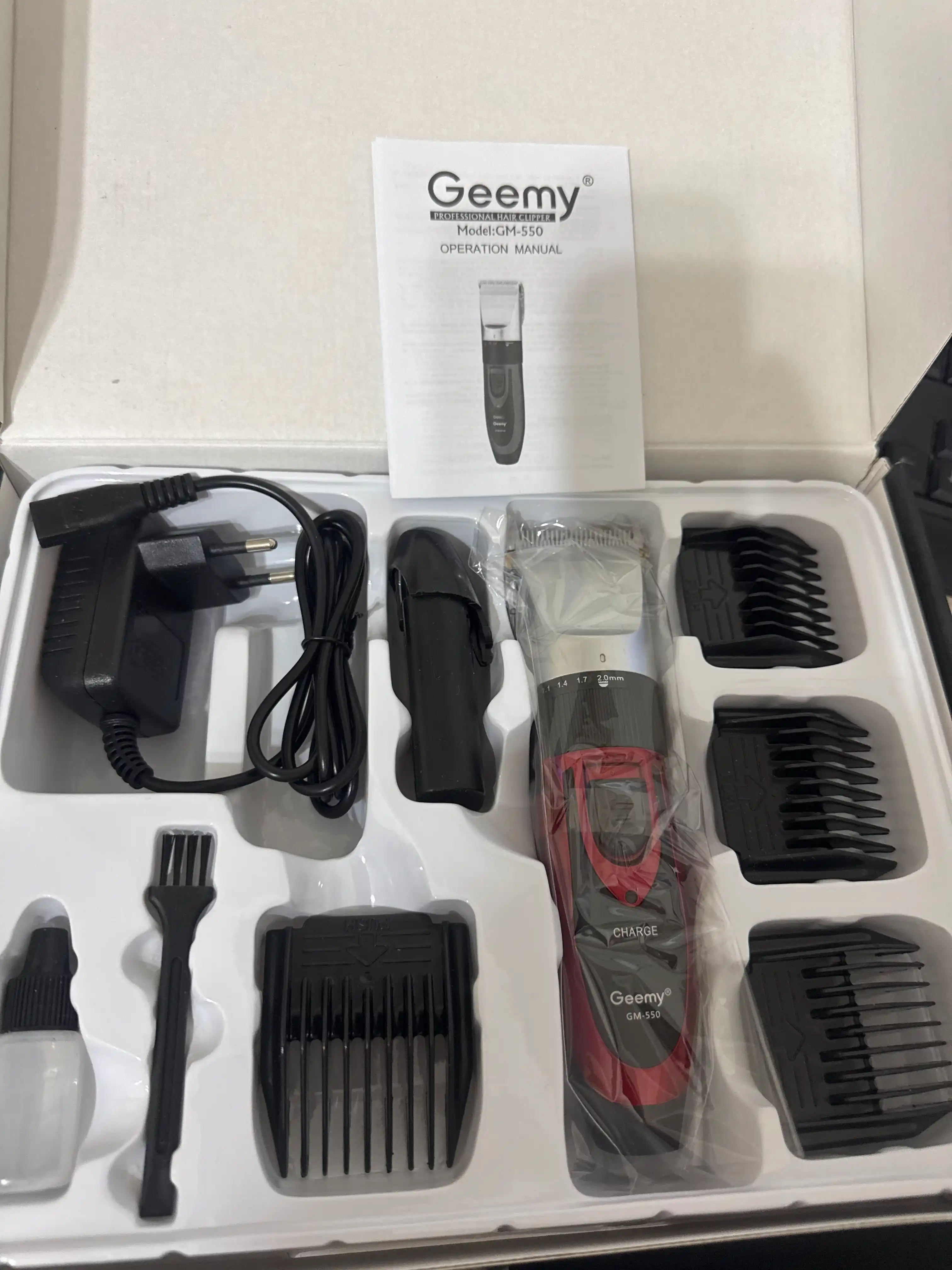 Машинка для стрижки волос, триммер Geemy, машинка для стрижки