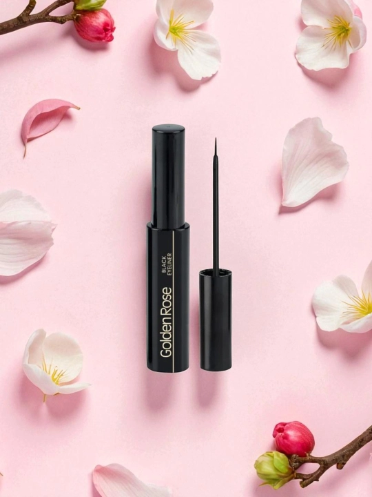 Подводка для глаз Golden Rose Black Eyeliner, 11 мл