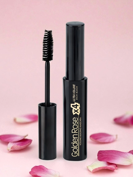 Туш для завивки ресниц Ultra Volume x4 Golden Rose, 9 мл