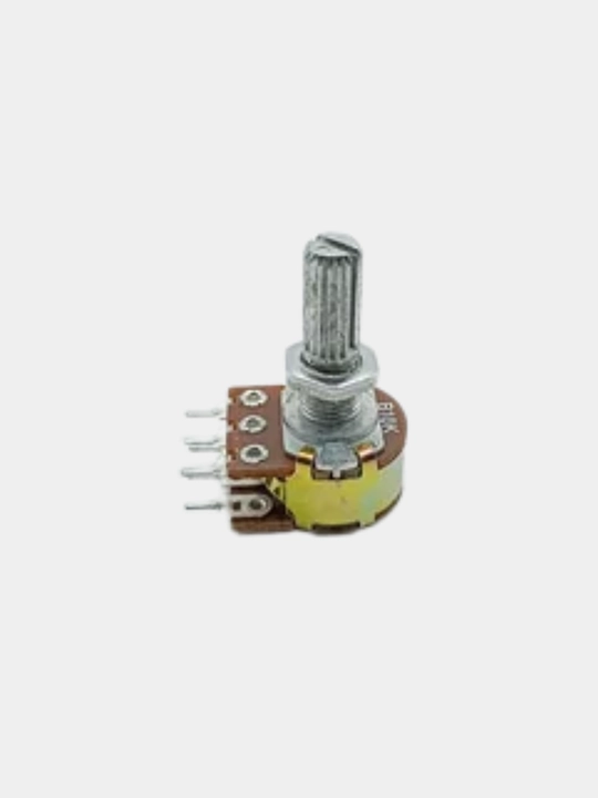 Potensiometr WH148-2 B10K 10 kOm stereo 3+3pin L20 mm, 10 dona