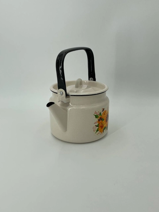 Чайник с крышкой, чайник заварочный, 2.0 л, эмалированный