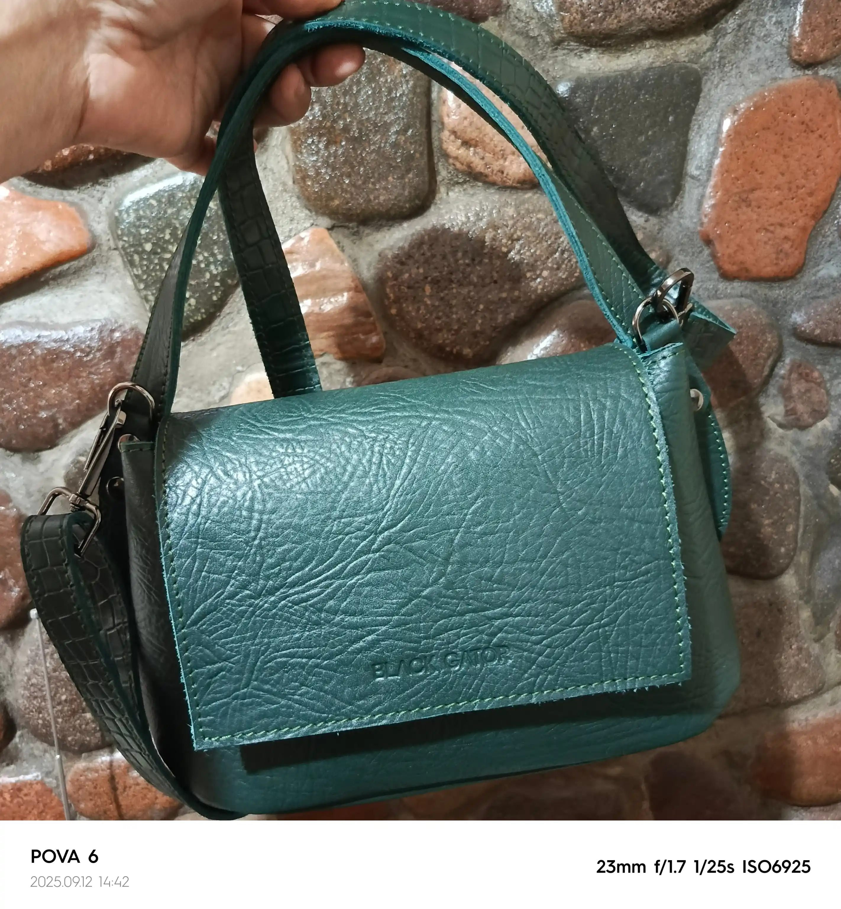 Сумка женская из натуральной кожи Black Gator Nesli
