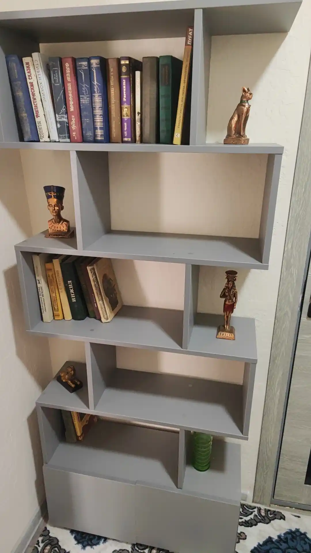 Yogochdan ishlangan,  oyinchoqlar, kitoblar uchun stellaj, 1760 * 730 * 250mm