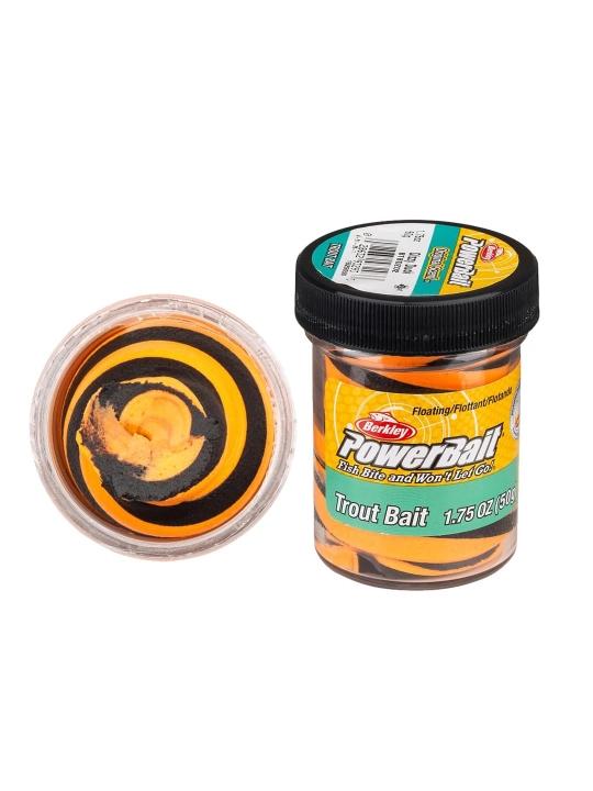 Паста форелевая PowerBait Original Scent#, Dizzy Duck Оранжево черный, BTBDZD2 - 