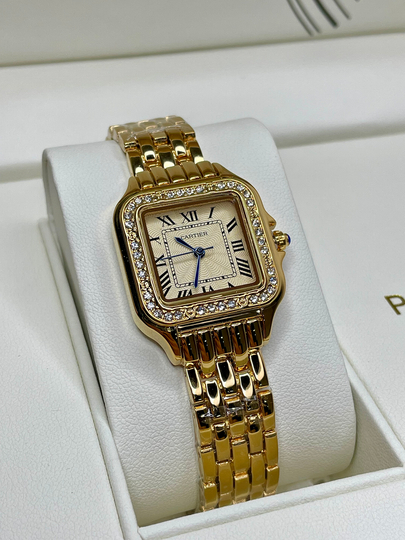 Классические часы класса Cartier для современных женщин — MARIAMS-80W0023-ЖЕЛТ
