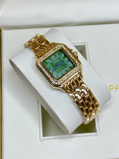 Классические часы класса Cartier для современных женщин — MARIAMS-80W0023-ЗЕЛЕН