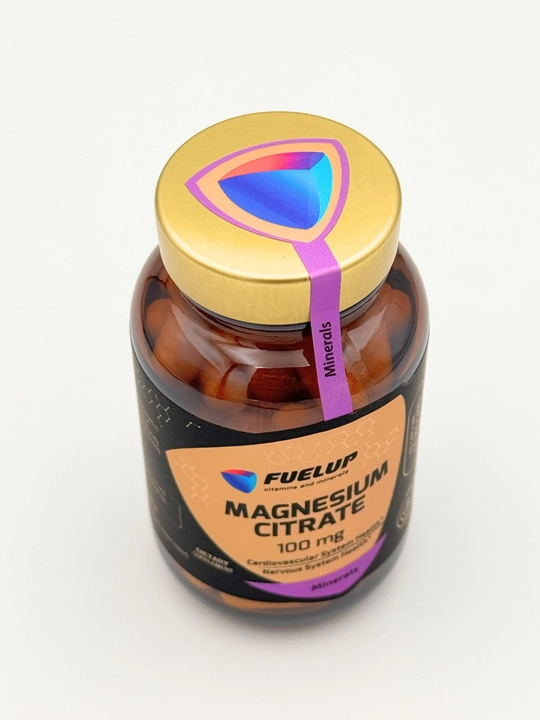 FuelUp Magnesium Citrate, 100 mg, 60 kapsulalar