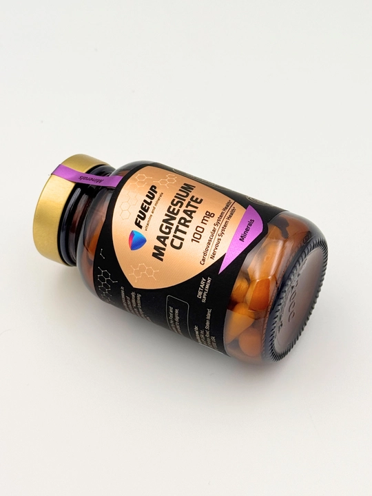 FuelUp Magnesium Citrate, 100 mg, 60 kapsulalar