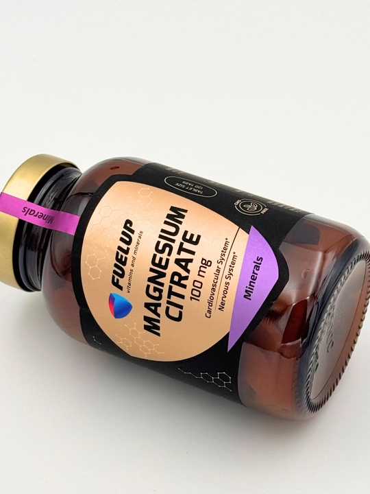 FuelUp Magnesium Citrate, 100 mg, 60 kapsulalar