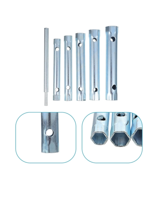 Trubchaty kalitlar to‘plami, 10 dona, ikki tomonlama, 6–22 mm
