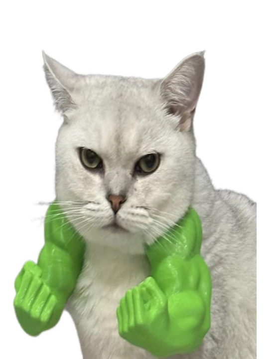 Mushuk Hulk kiyinish qo'li kulgili uy hayvonlari o'yinchoq