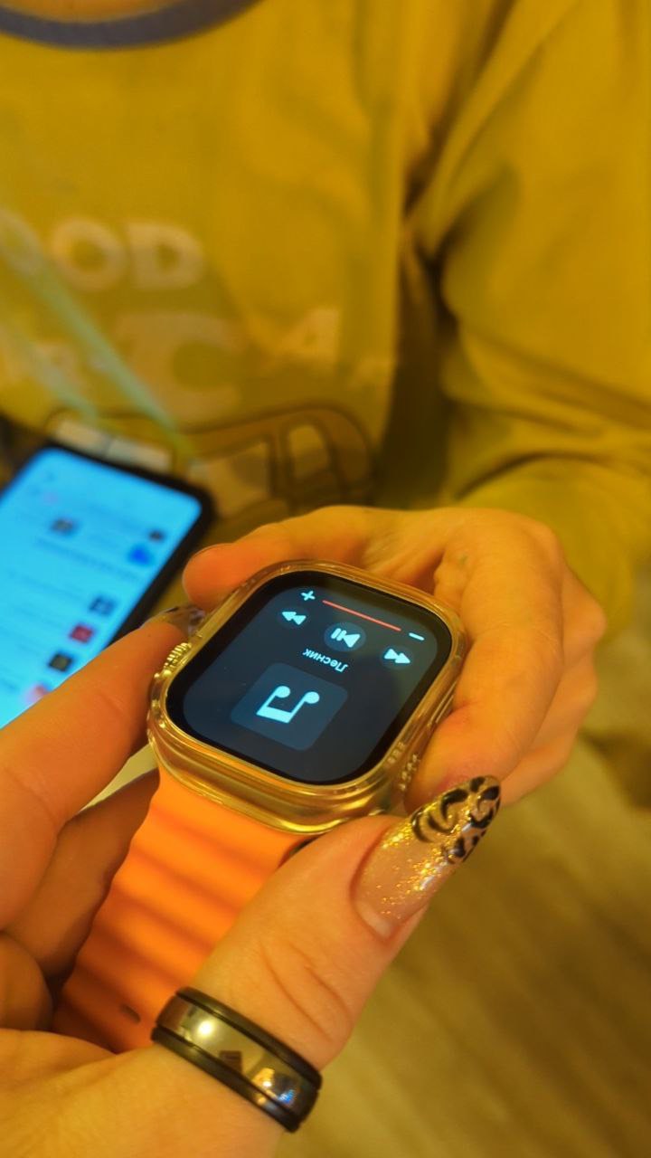 Soat Aqlli Bluetooth, Smart Watch Ultra va Pods pro to‘plami bilaguzukli, zaryadka