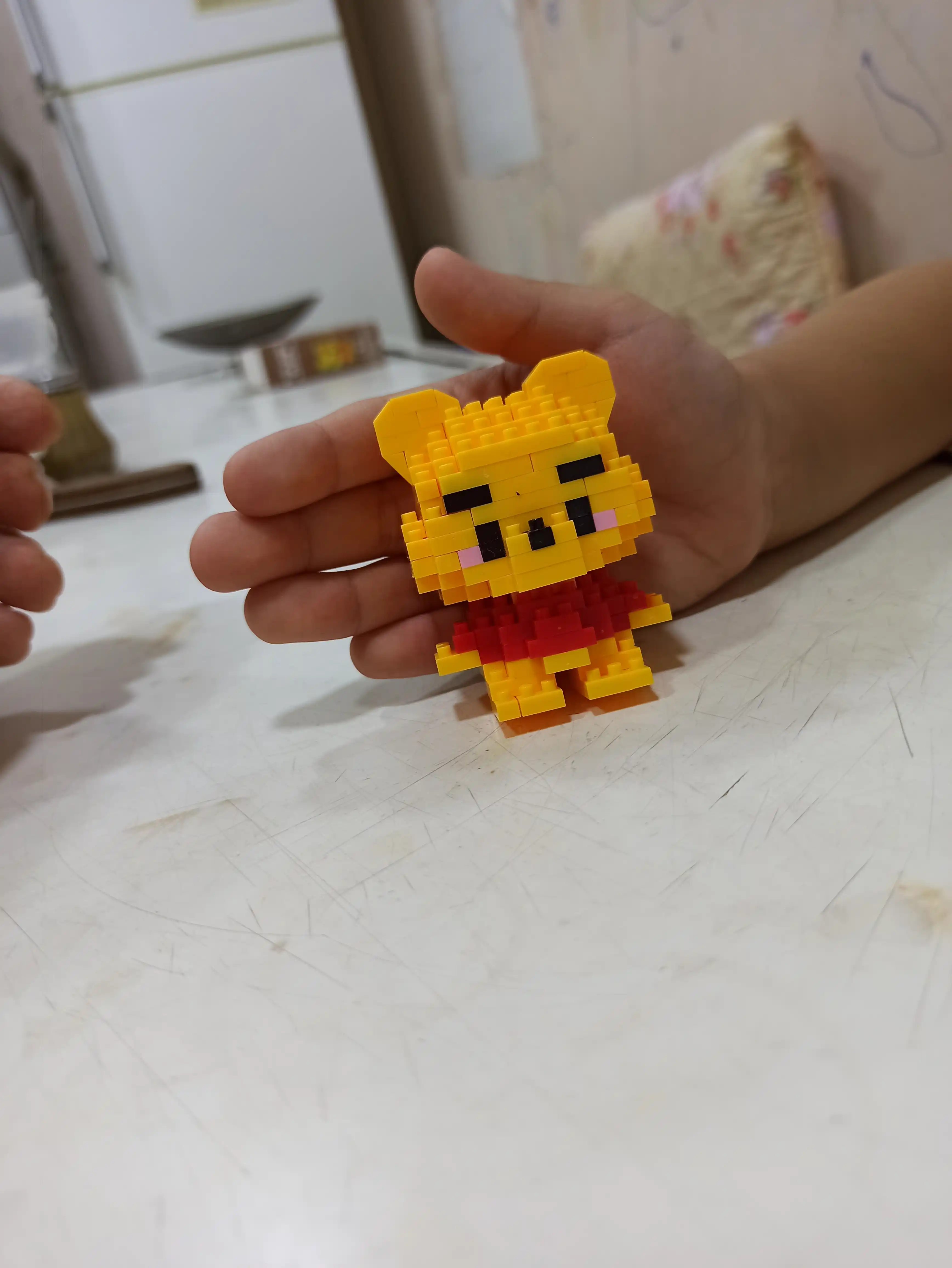 3D blokli konstruktor, mini lego, bolalar va kattalar uchun jumboq, haykalchalar