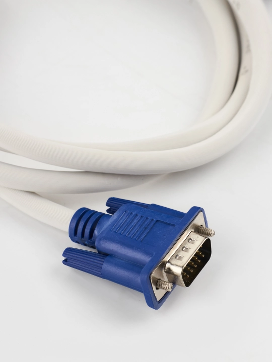 Кабель VGA для монитора компьютера, проектора, моноблока, ноутбука, 1.5 м