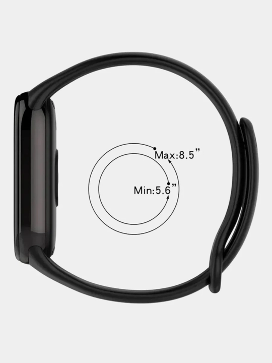 Xiaomi Mi Band 8/9/10 soat tasmasi silikon