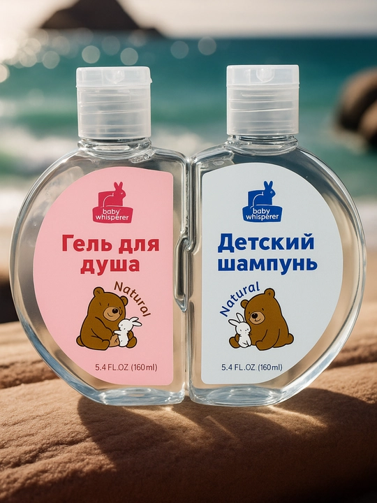 Шампунь и гель для душа для детей, в одном наборе - 