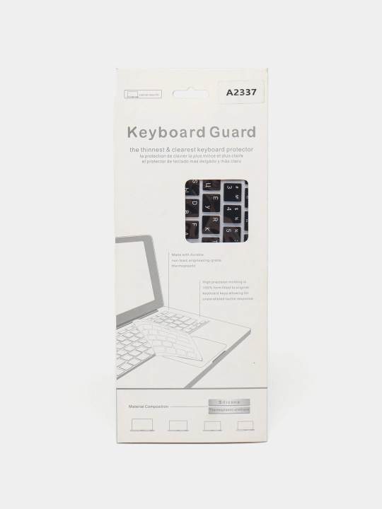 Накладка на клавиатуру для MacBook, Rus/Eng, русский