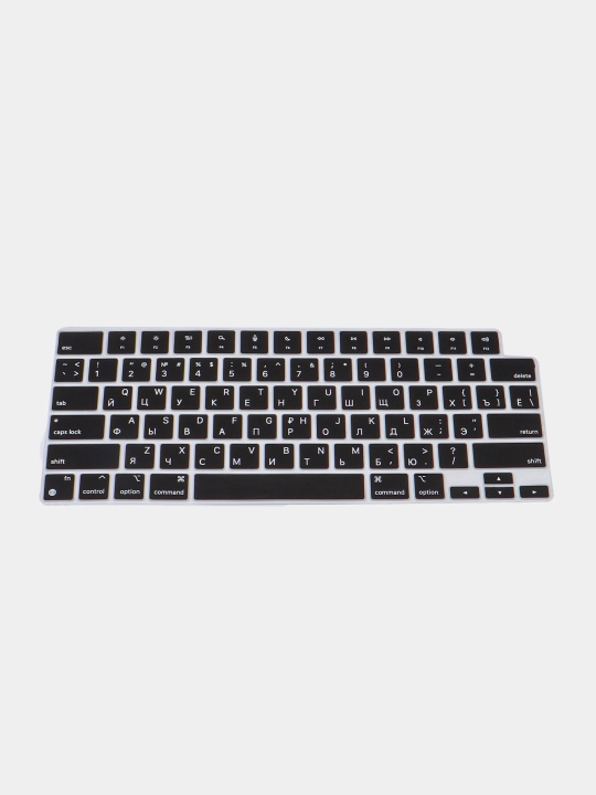 Накладка на клавиатуру для MacBook, Rus/Eng, русский