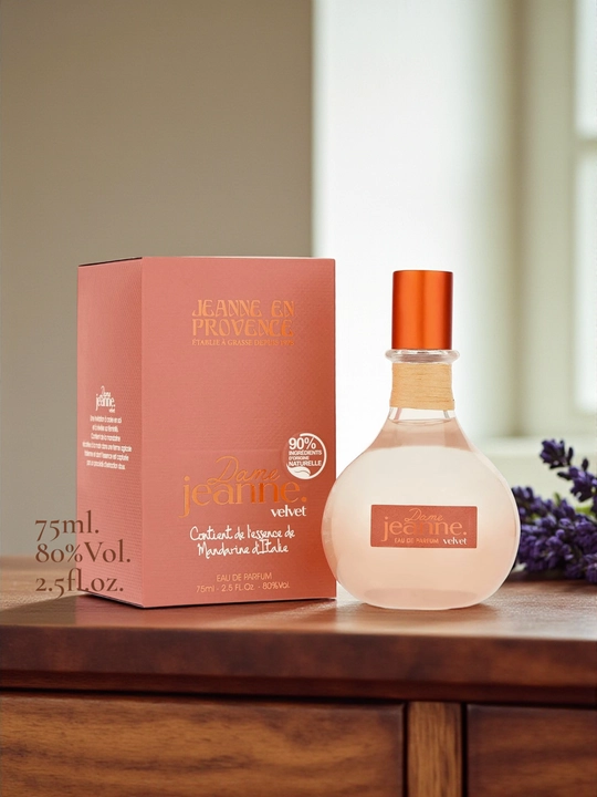 Ayollar uchun fransuz parfyumlangan suvi Dame Jeanne Velvet, 75 ml