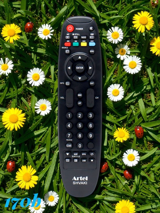 Пульт для телевизора Artel и Shivaki 170b