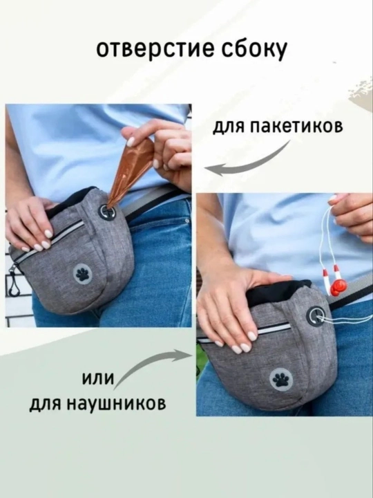 Кошечки на поясе и собачьи закуски носят сумки снаружи