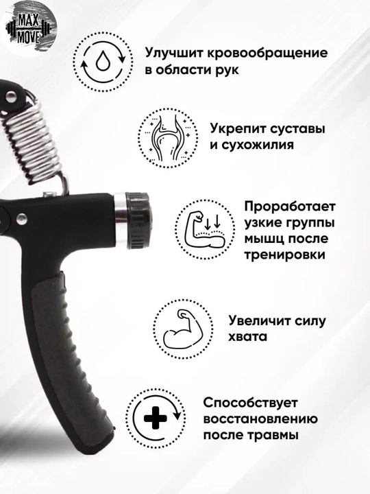 Набор эспандеров для кистей и пальцев тренажер силы хвата реабилитация