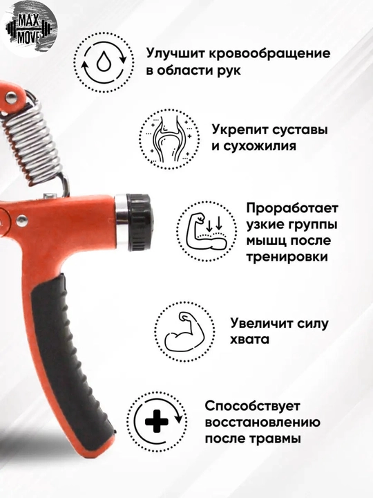 Набор эспандеров для кистей и пальцев тренажер силы хвата реабилитация