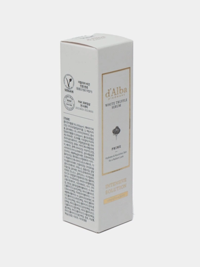 D’Alba White truffle serum zardobi spreyi, kollagen va oq tryufel bilan, 50 ml