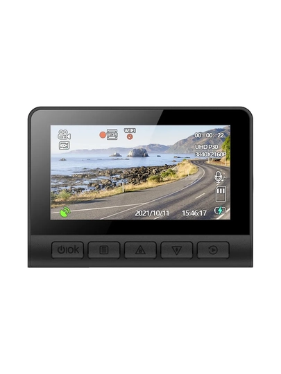 Videoregistrator DVR 4K Ultra HD, 2 kamera, tungi ko‘rish, parking nazorati, G-Sensor 6