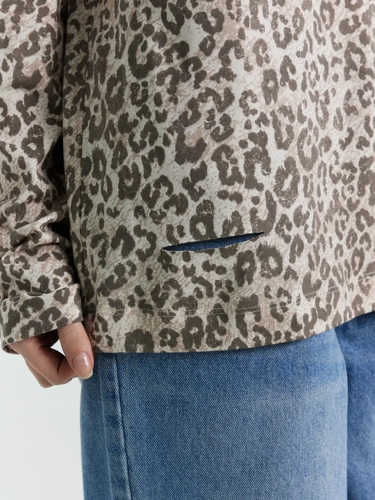 Printli oversize longsliv
