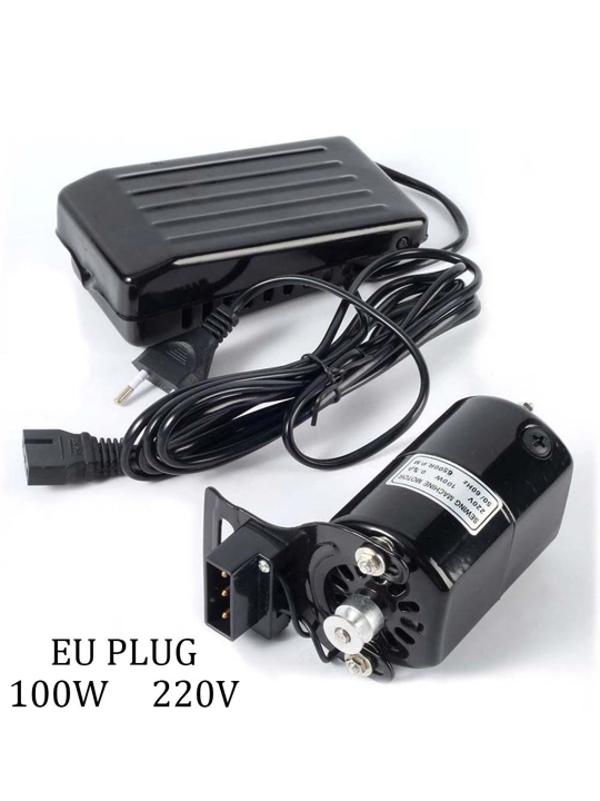 Tikuv mashinasi uchun elektromotor – 180W / 250W, 220V, eski oyoq pedalli mashinalar uchun - 