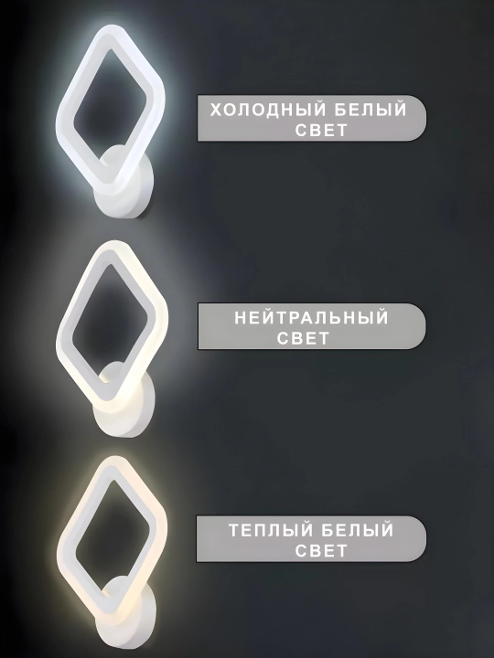 Bra, 3 xil rejimli LED energiyani tejaydigan chiroq, turli shaklda, yotoqxona va zal uchun