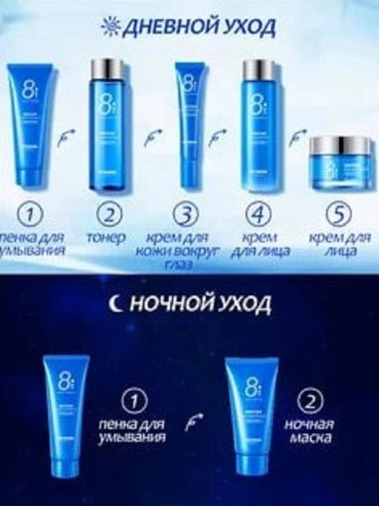 Набор для лица, увлажнение, сияние, против морщин, антивозрастной, подарок для мам